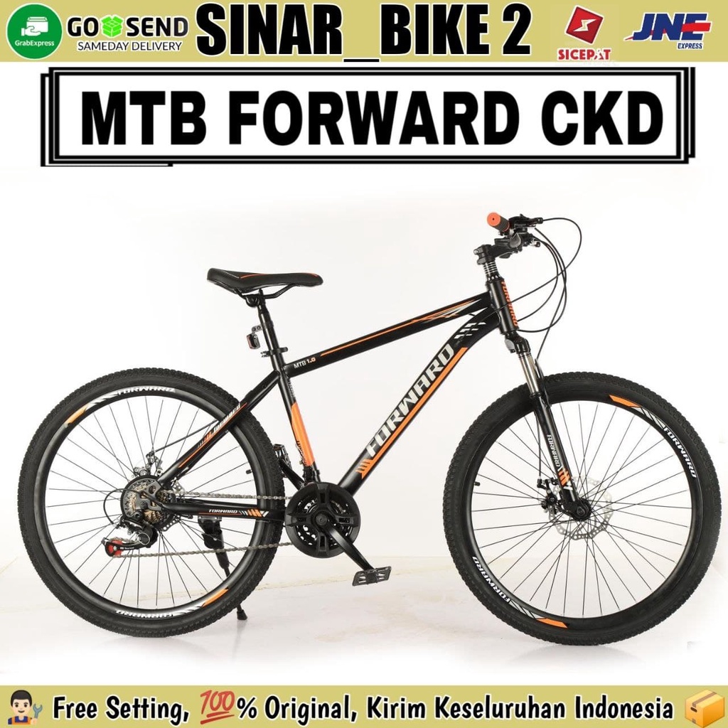 Sepeda Gunung FORWARD CKD 26 Inch 21 Speed Rem Cakram