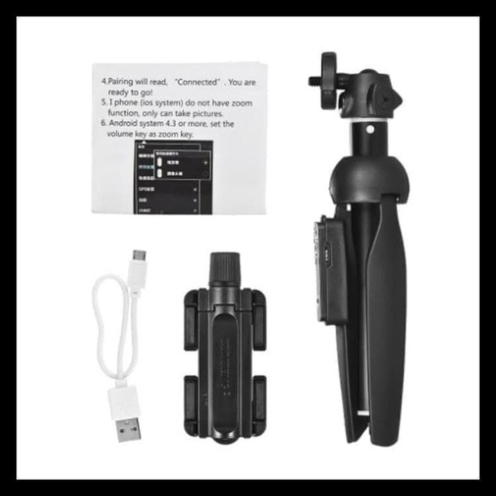 Tripod yunteng bluetooth wireless VCT9928 + Remote shutter control mini desktop tongsis selfie