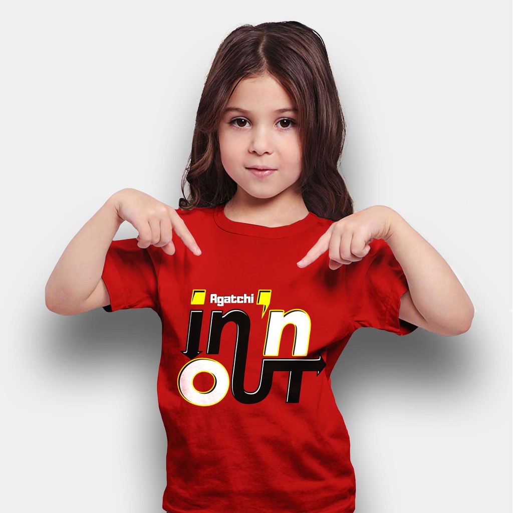 Kaos Anak / Baju Anak Distro Agatchi - In n Out