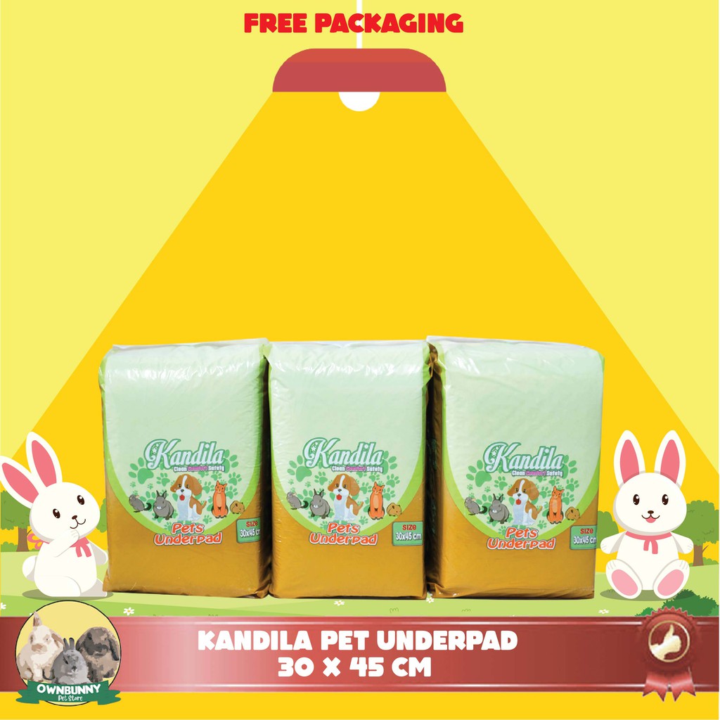 KANDILA PET UNDERPAD 30 X 45 CM PACK ISI 50 PCS