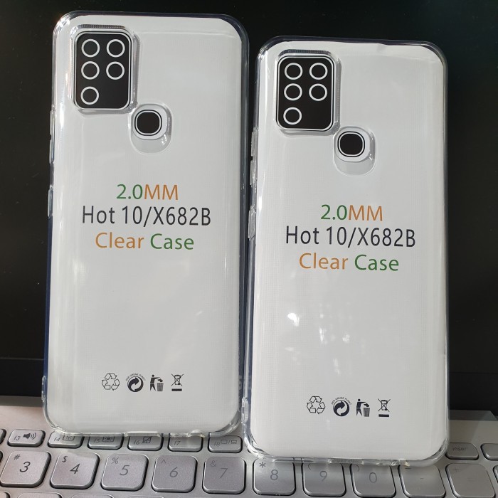 INFINIX HOT 30 HOT 30i HOT 10 HOT 10S HOT 10 PLAY HOT 8 HOT 9 HOT 9 PLAY CASE SOFTCASE HD BENING 2mm SILIKON TPU TRANSPARAN CLEAR CASING COVER PELINDUNG BELAKANG TEBAL