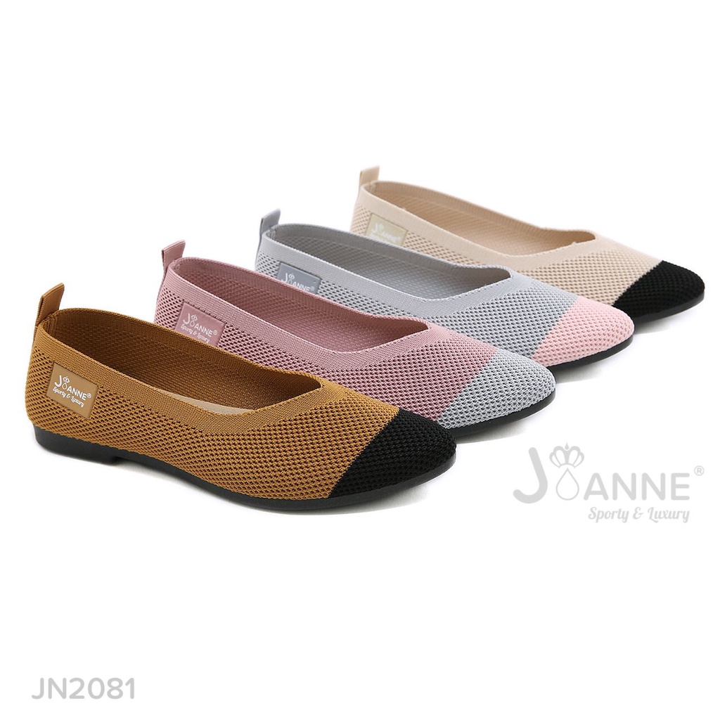 JOANNE FlyKnit Flat Shoes Lancip #JN2081 ORIGINAL (RESTOCK)