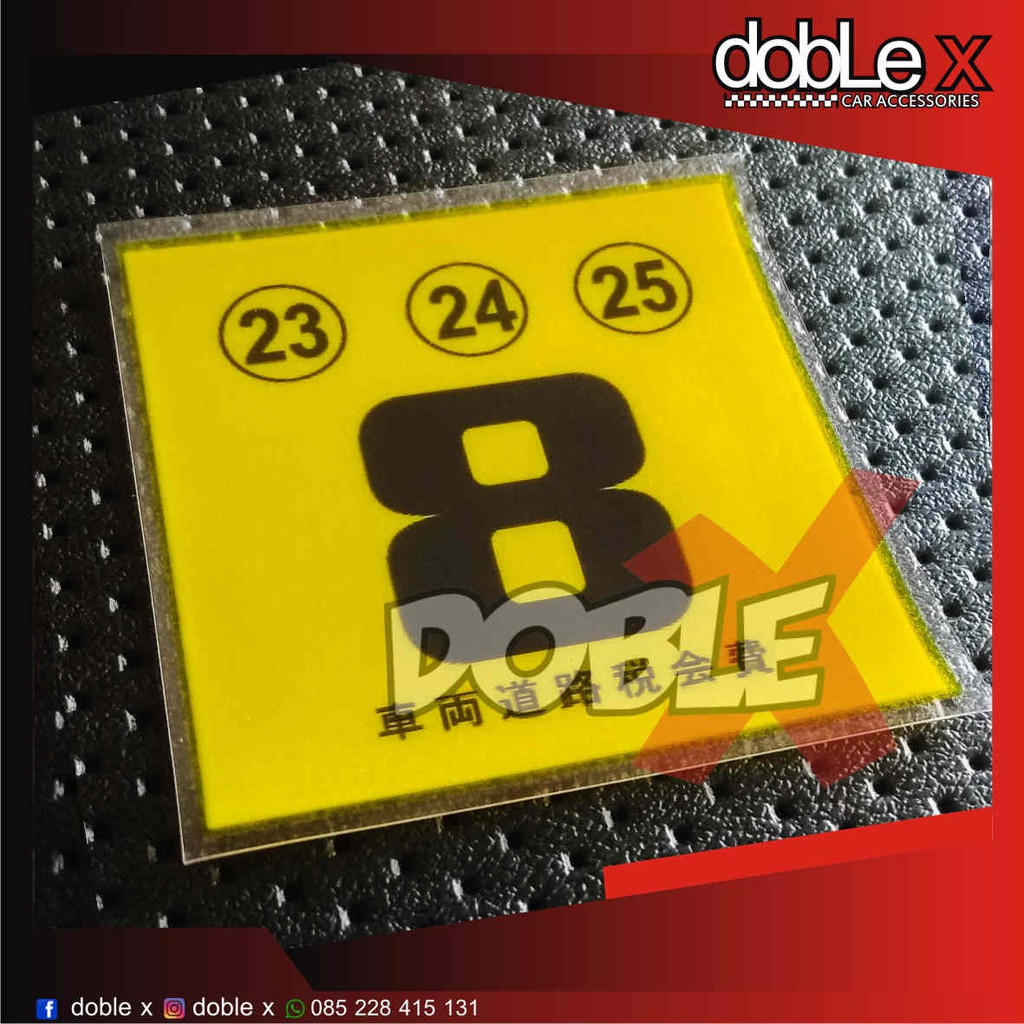 

STICKER BEST ON ROAD TAX JAPAN 8