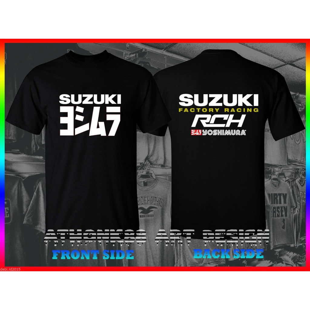  Kaos  Tshirt Gildan Lengan Pendek Motif  Suzuki Racing  Team 