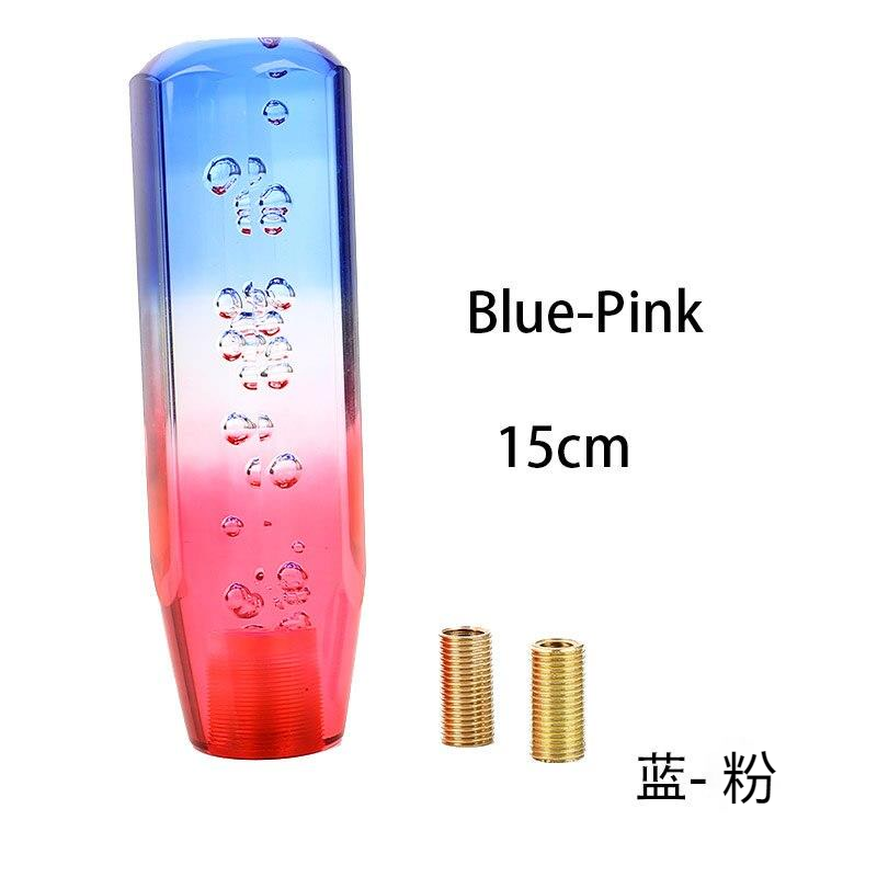 Knob Tuas Perseneling Mobil Manual Universal Bentuk Gelembung Kristal Transparan