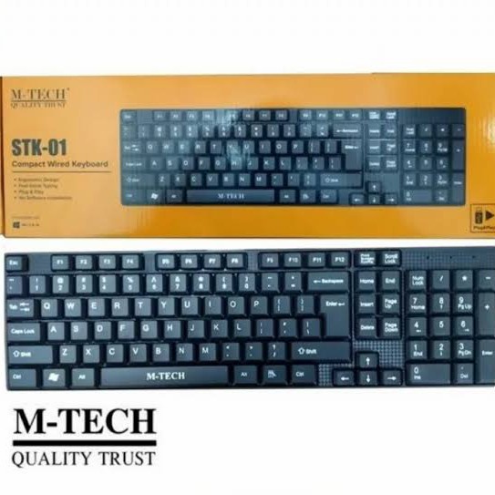 KEYBOARD USB STANDART MTECH M-MTECH PC KOMPUTER ORIGINAL