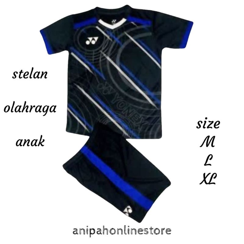 baju olahraga anak sd/ kaos badminton anak