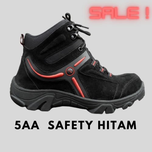 Sepatu Safety Boots 5AA  High USA 6 INCHI Ujung Besi Army Tactical - Cream / Bisa Bayar Di Tempat