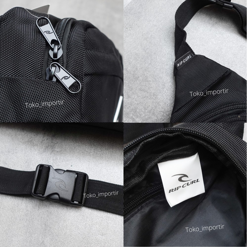 Waistbag Ripcurl Import Mirror Original Tas Pinggang Pria Import Bahan Tebal