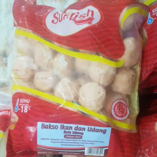 

Sunfih Baso ikan dan Udang 500gr
