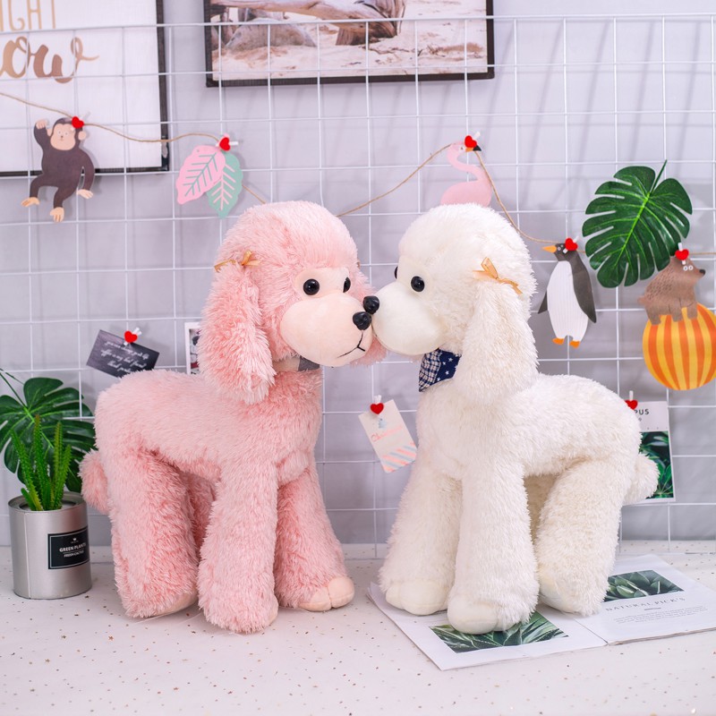 Boneka Anjing Poodle Bahan Plush Untuk Hadiah Ulang Tahun Shopee
