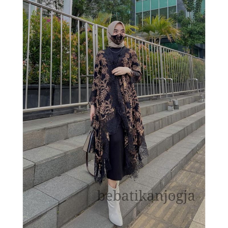 Bebatikan Jogja Outer Batik Wanita Panjang