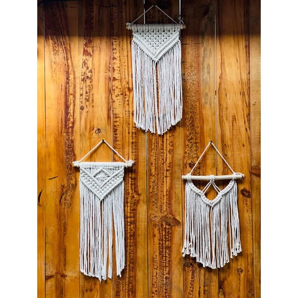 READY STOK) macrame hiasan dinding / macrame wall hanging/Dekorasi rumah