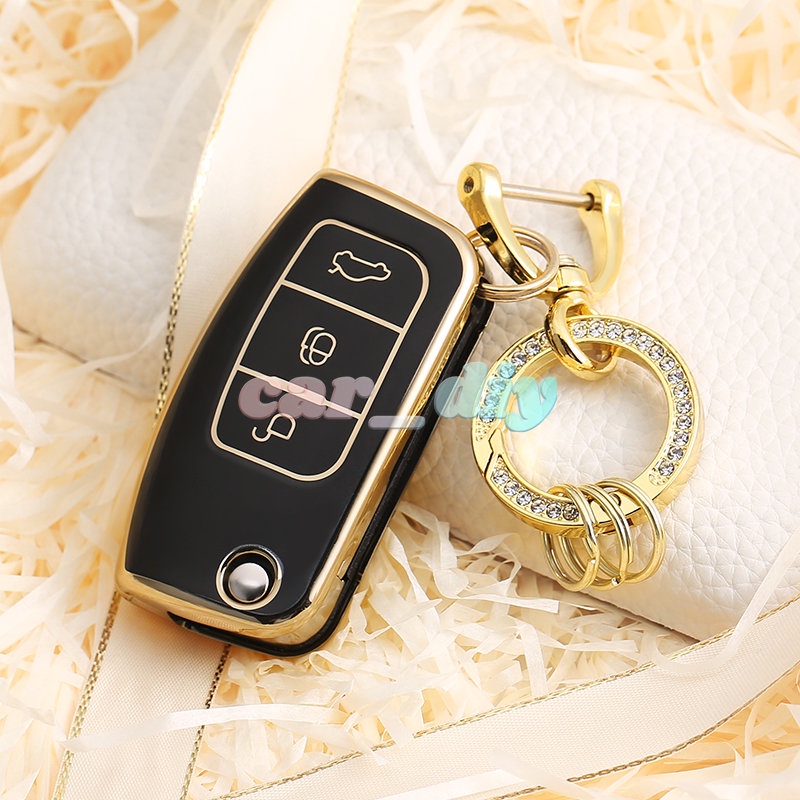 Casing Kunci Remote Mobil Ford Fiesta Focus 2 Ecosport Kuga Escape Falcon B-Max C-Max