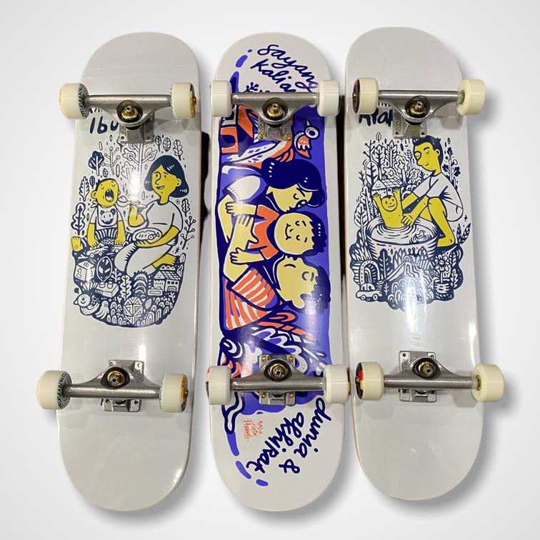 Skateboard lengkap Puppets ayahIBU fullset