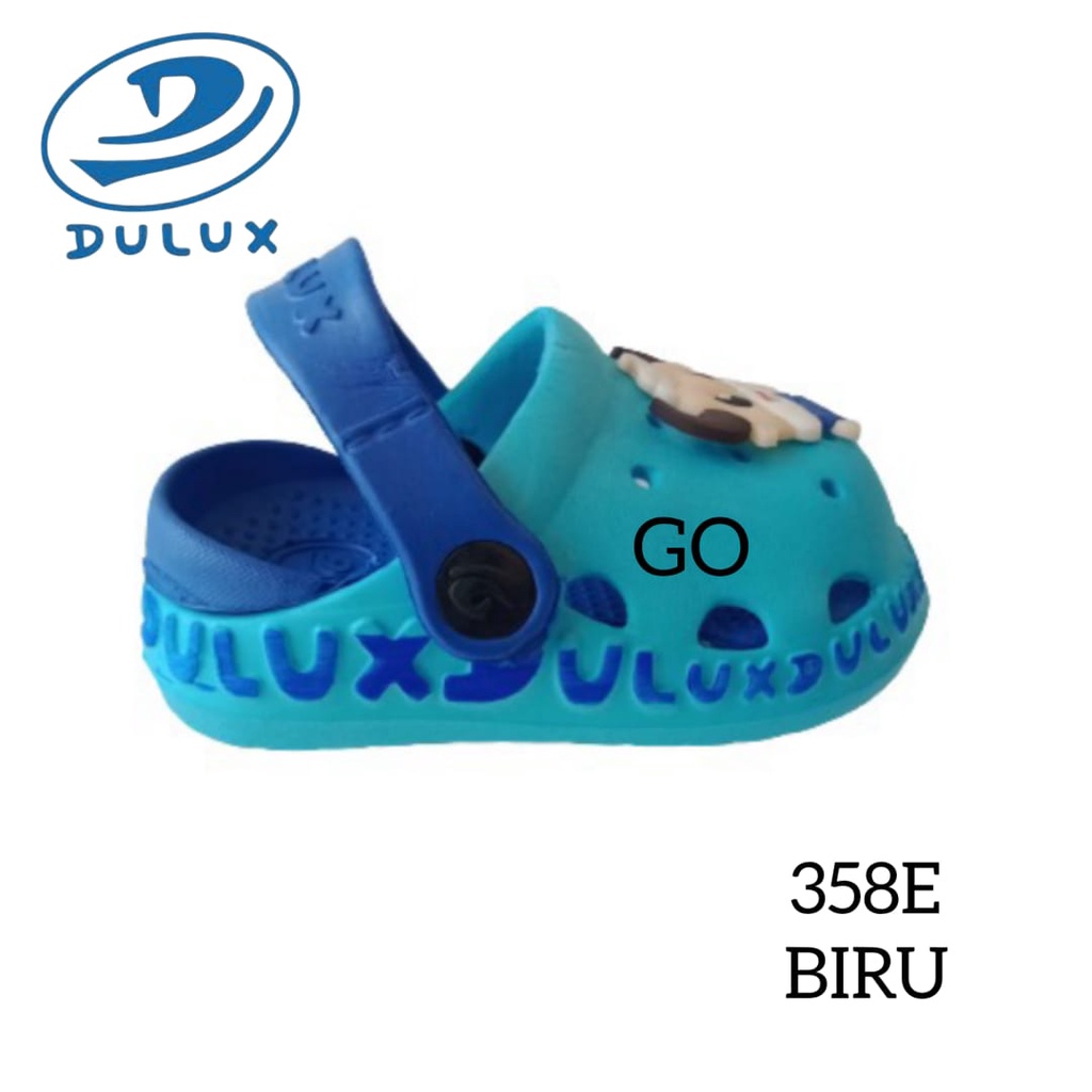 gof DULUX 358ED MOW PAO Sandal Anak Lucu Motif Sapi l Sandal Baim Karet Empuk