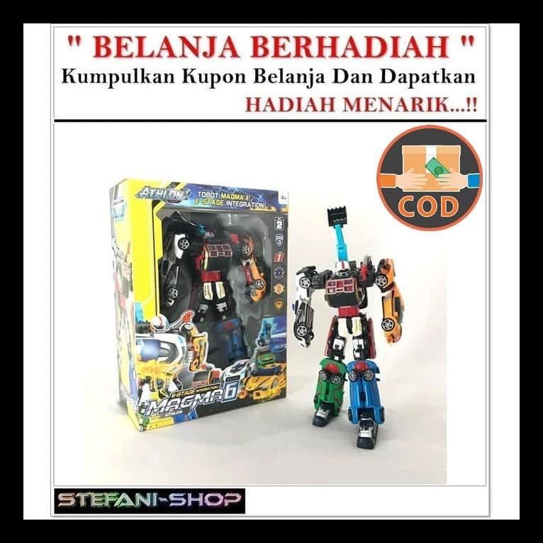 New Tobot Mini Athlon Magma 6 B-Stage Integration Action Figure Termurah Dan Terbaru Al4