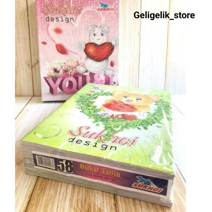 

GRATIS ONGKIR Buku Tulis Murah SUKHOI 58 Lembar / 1 PCS € 853
