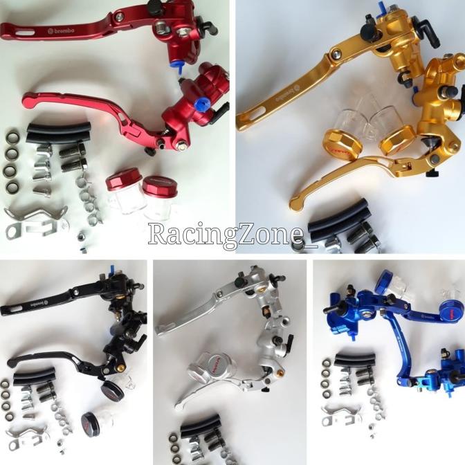 Master Rem brembo Handle Master Rem brembo Full Warna 2Tabung Kaca racingzon4 Murah