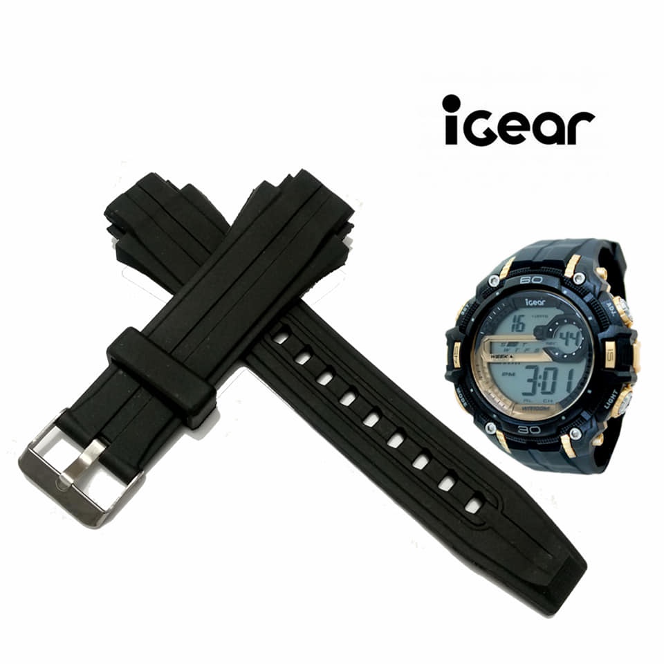 igear i25 strap tali Jam Tangan igear i25-1948 Rubber Karet jam