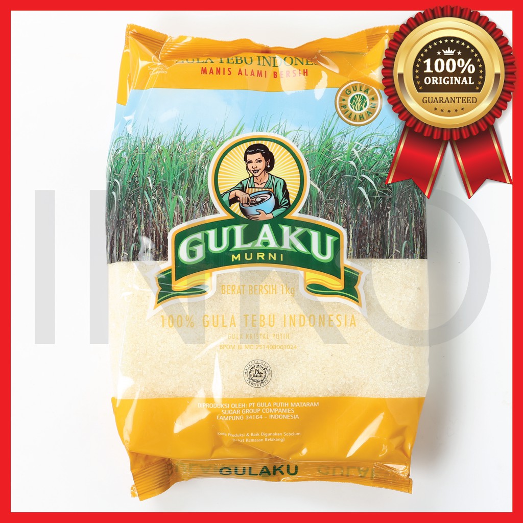 

GULAKU KUNING MURNI PREMIUM GULA TEBU INDONESIA MANIS ALAMI 1KG