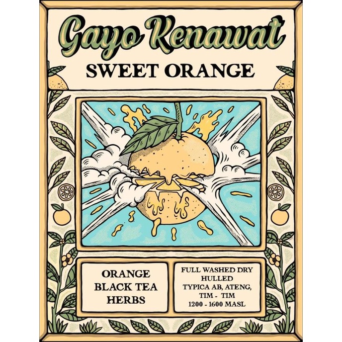 

[COD] Biji Kopi Arabika GAYO SWEET ORANGE (200 gr) Specialty Coffee Beans [COD]