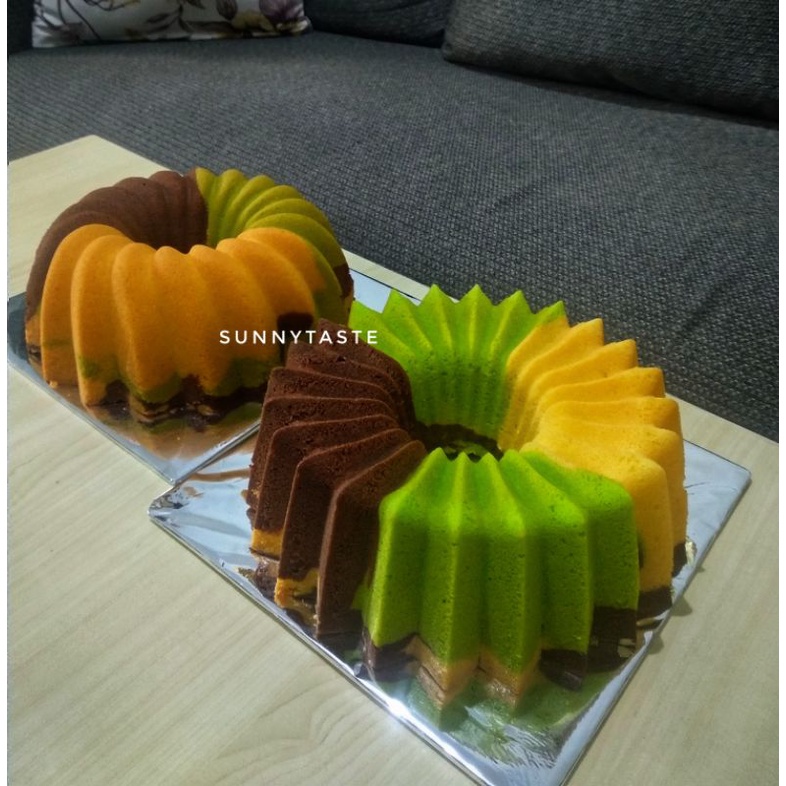 

MARBLE BUTTERCAKE PANDAN-CHOCO