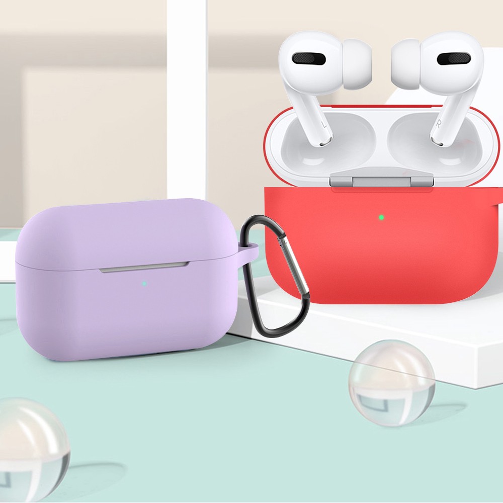 Soft Case Silikon TWS AirPods Pro + carabiner