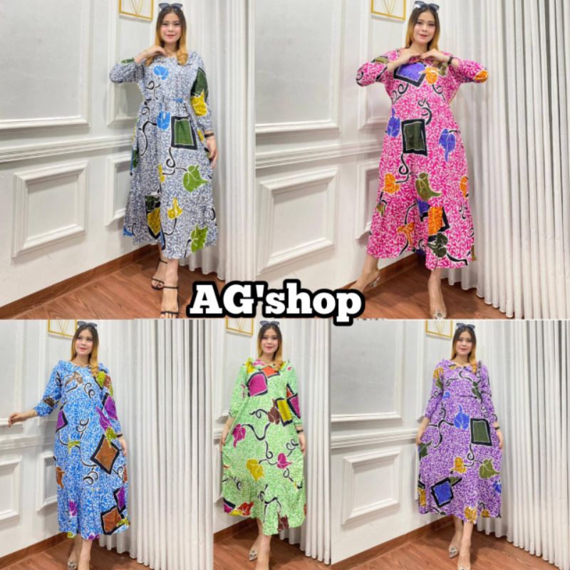 MIDI DRESS TERBARU - DRESS MIDI MOTIF TERBARU - DRESS KEKINIAN