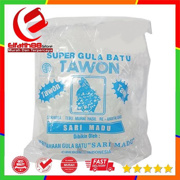 

Gula Batu Kristal Sari Madu 250gr - Khas Cirebon Jeh