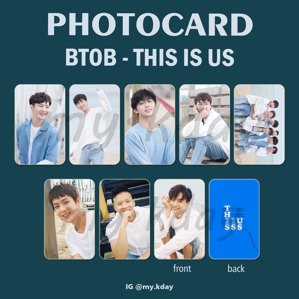 PC-0225, Photocard <b>BTOB</b> This Is Us 2 sisi.