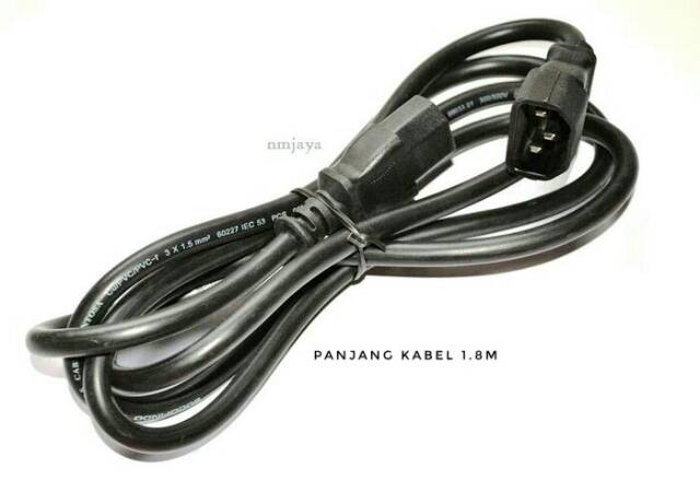 Kabel Power CPU Kabel Cord UPS core 3x1.5mm 1.8Meter SNI Best Quality