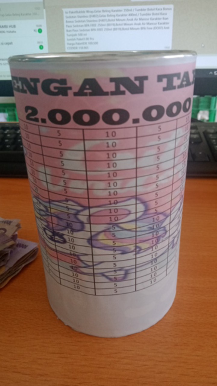 Celengan Target/celengan Tiktok Viral/celengan Viral/celengan Target Murah/ Celengan Target 100 Hari