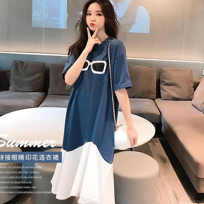 RYX - Breezy Lotus Leaf Baju Dress Wanita Fashion Casual - Ori Import