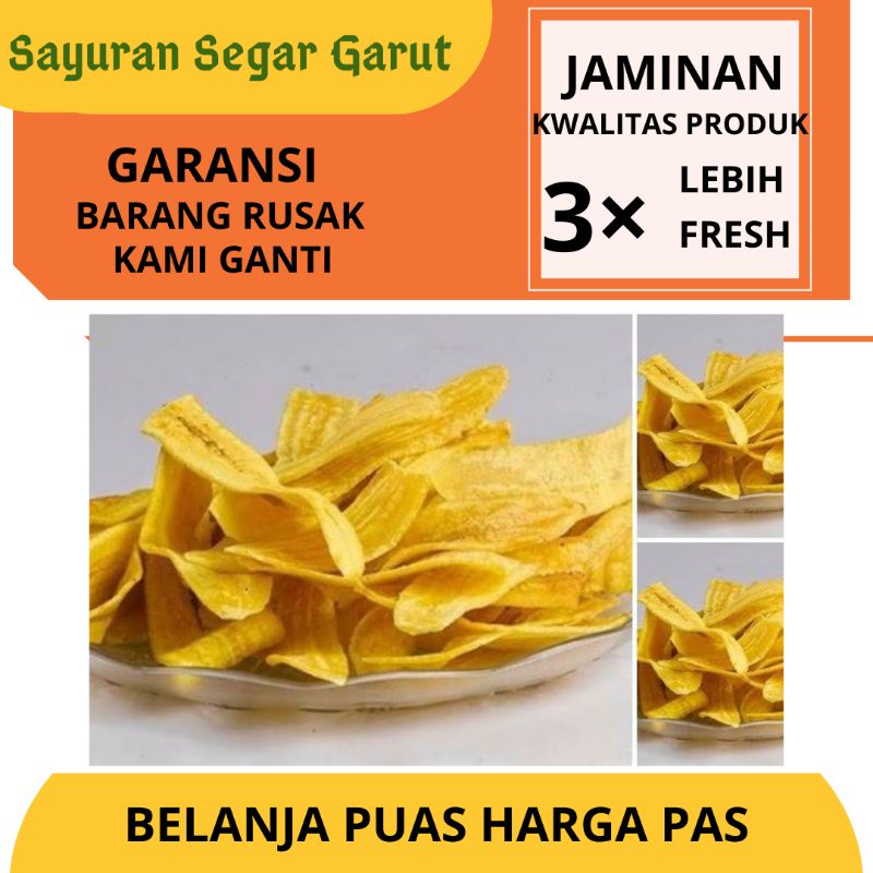 

Kripik Pisang Gurih Dan Renyah 250gr by Sayuran Segar Garut