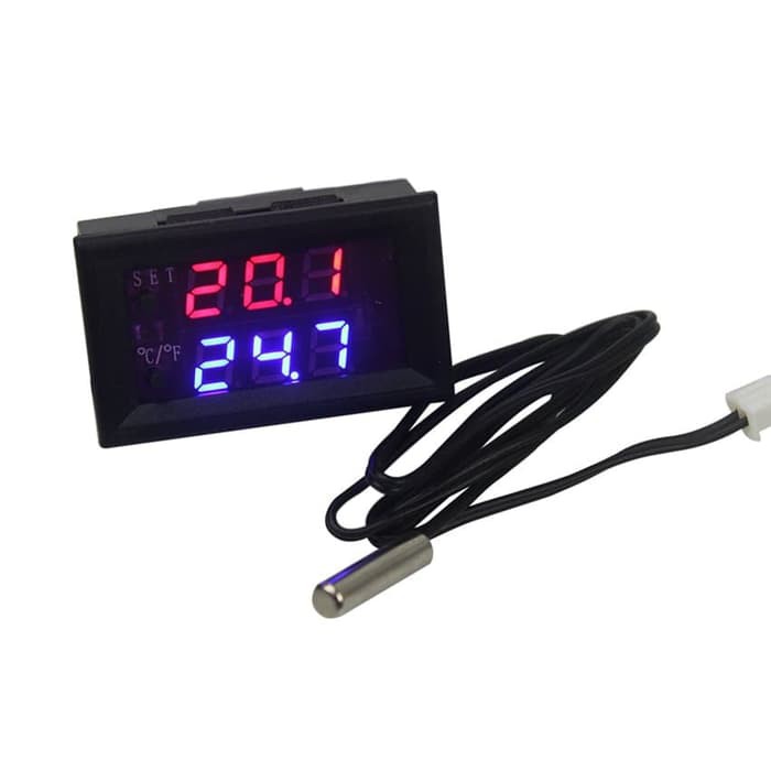 Digital LED Thermostat Relay Temperature Controller with Sensor Probe 12V