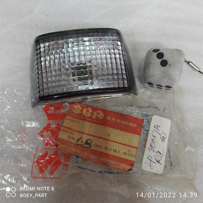 lampu headlamp senja suzuki rc80 rc100 rc 80 100 bening original sgp