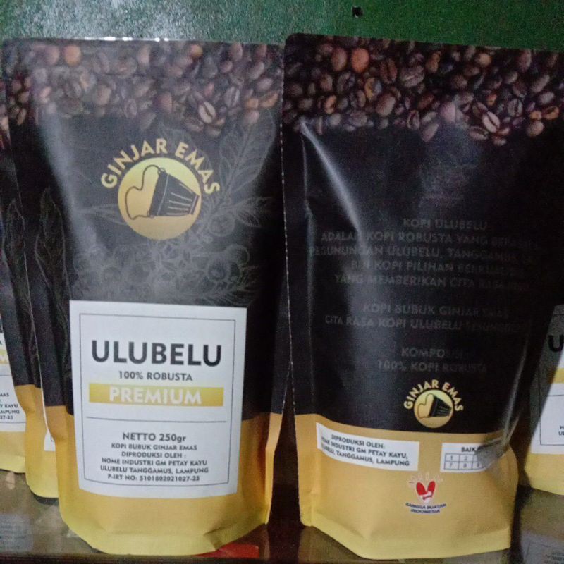 

kopi bubuk ginjar emas ulu belu tanggamus lampung