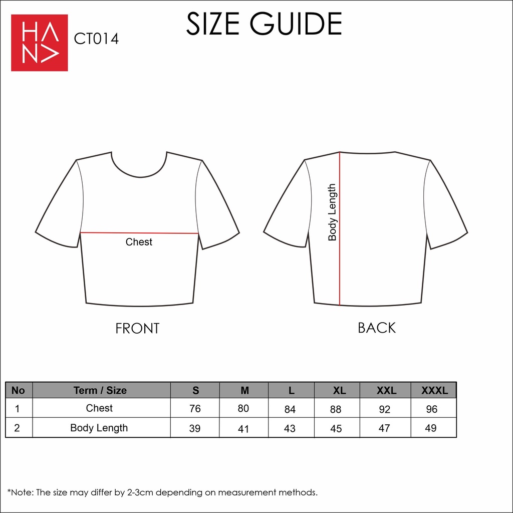 HanaFashion JKT - Hanafe Crop Top Kaos Wanita Crop Tee - CT014