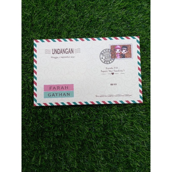 undangan pernikahan amplop ERBA 88183