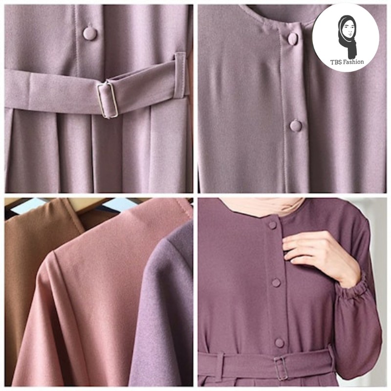 Baju Gamis Atasan Wanita Cewek Remaja Terbaru Bahan Moscrepe Adem Halus Model Modern Berkualitas Premium Quality Casual Acara Formal Kondangan Lebaran 2022 Bisa COD-3