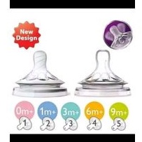DOT AVENT ORI nipple  ASLI natural isi 2 pc 3+ 6+ 9+m