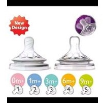 DOT AVENT ORI nipple  ASLI natural isi 2 pc 3+ 6+ 9+m