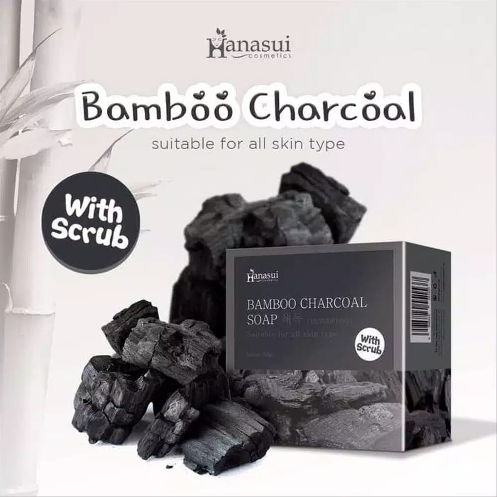 HANASUI Bar Soap White Rice | Coffee | Aloe Vera | Bamboo Charcoal 60g