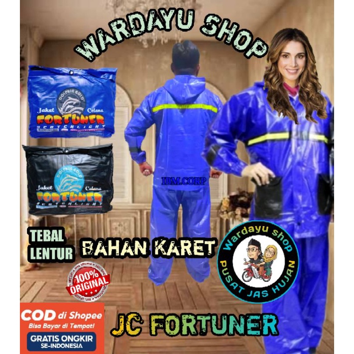 Jas Hujan Elmondo Setelan Baju Celana Dewasa FORTUNA 912 Pria Wanita Kuat Awet / TERMURAH Mantel Raincoat Stelan Tebal Awet Terbaik Cewek Cowok Remaja Terkini TERLARIS Terbaru JUMBO BIG SIZE Harga Grosir