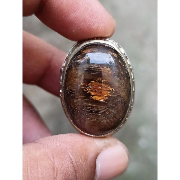 MAPURI 17  - Batu Akik Fokay Kelor Serat Kayu Emas