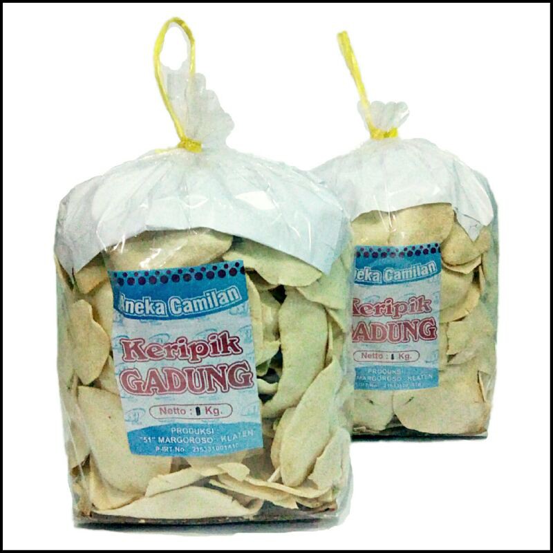 

Keripik gadung original kemasan 1 kg