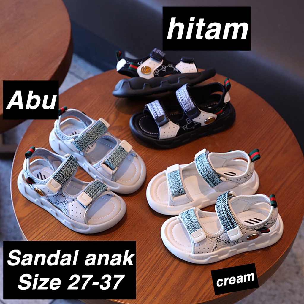 (LOLI-JKT) SD-630 SANDAL ANAK IMPORT MODEL MOTIF GD 27-37