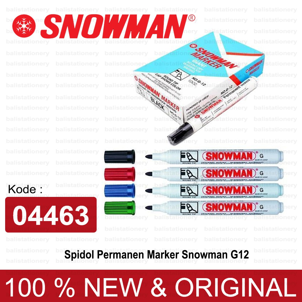 

Spidol Snowman Permanen Marker G12