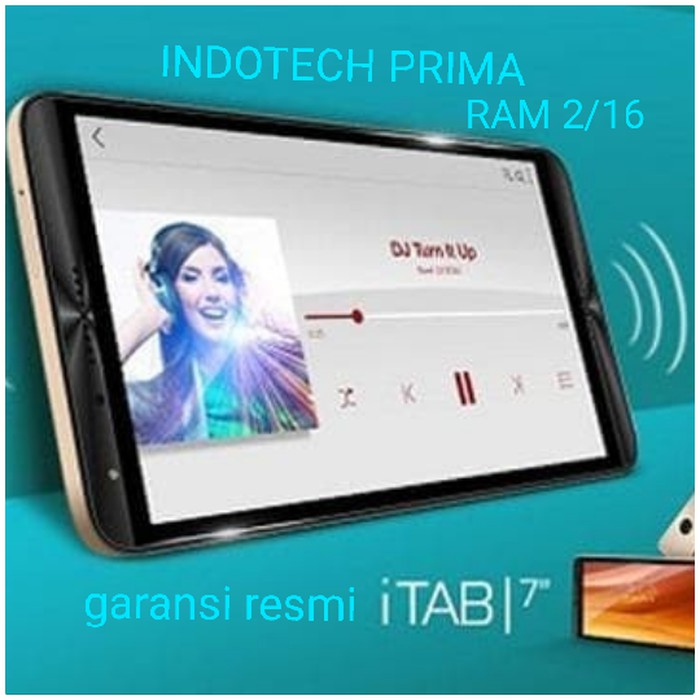TABLET NEW ADVAN TABLET I7 PLUS ITAB RAM 2/16 GARANSI RESMI Diskon